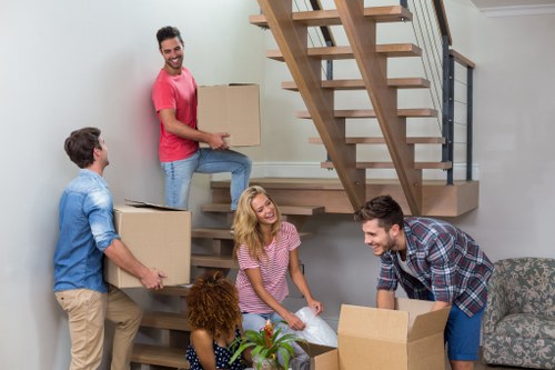 House removalists loading a family home move in Southgate