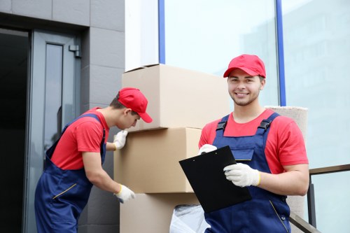 Man and van vehicle ready for a Southgate home move