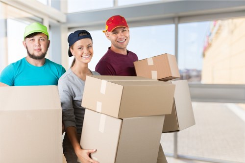 Man and van service helping with a local Southgate move