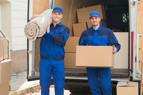 Man with van service helping with a local move in Southgate