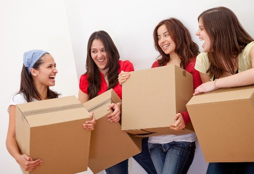 Local Southgate moving van helping with furniture transport