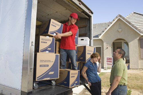 Careful wrapping of fragile household items before a Southgate move