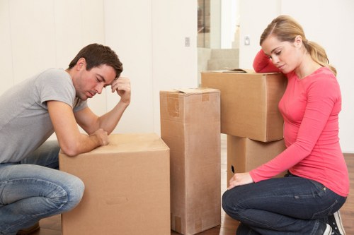 Local movers handling access challenges in a Southgate property