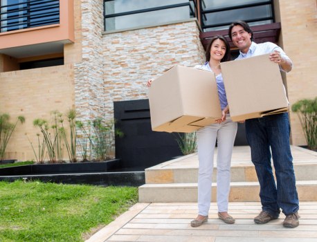 Unpacking boxes and arranging a new home in Southgate
