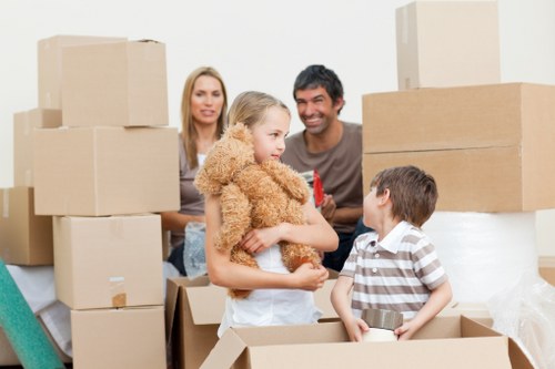 Furniture loading into a van for Southgate house or office transport